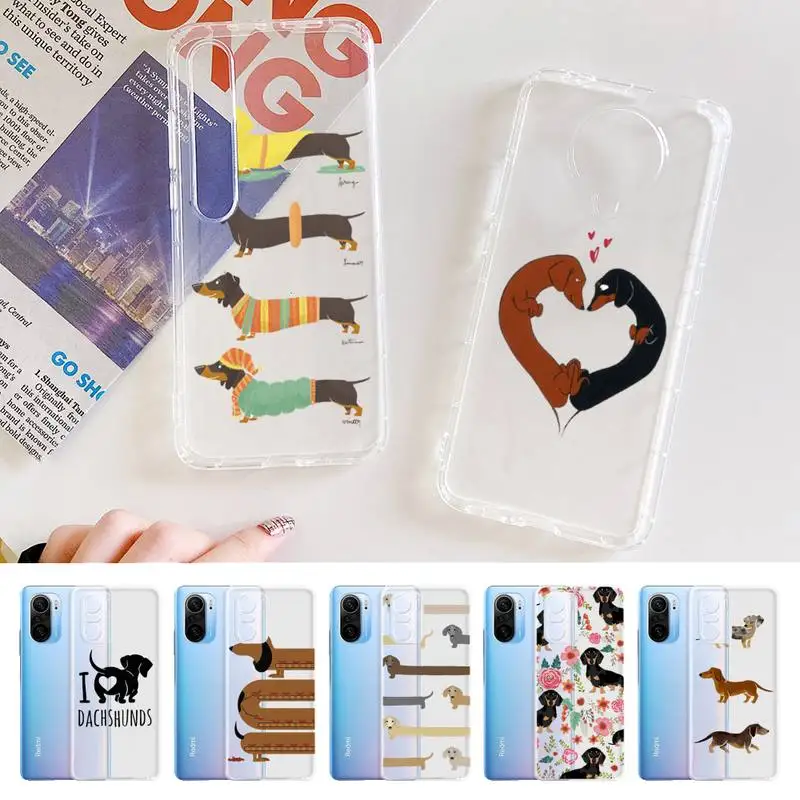 

Dachshund Dog Phone Case For Xiaomi 10t pro 11 Note10lite Redmi 5plus 7A 8 K20pro 9A Note 9 Pro Max s 10