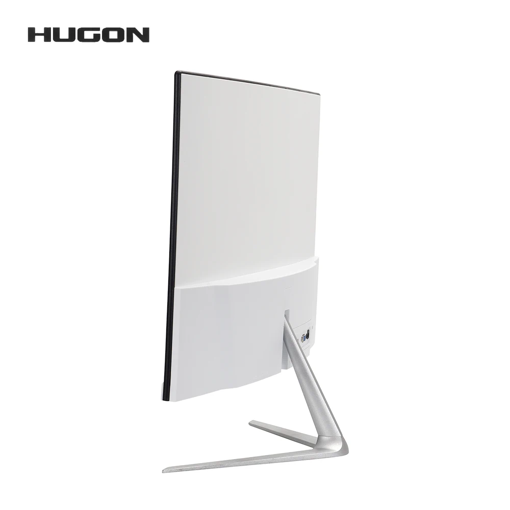 Монитор HUGON 24 дюйма изогнутый ЖК-экран 23 8 для ПК 75 Гц 1920 × 1080p HD игровой дисплей VGA