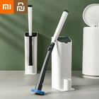Набор одноразовых щеток для унитаза XiaoMi, щетки для чистки унитаза без мертвых углов, Бесплатная Пробивка, настенные щетки с длинной ручкой для унитаза