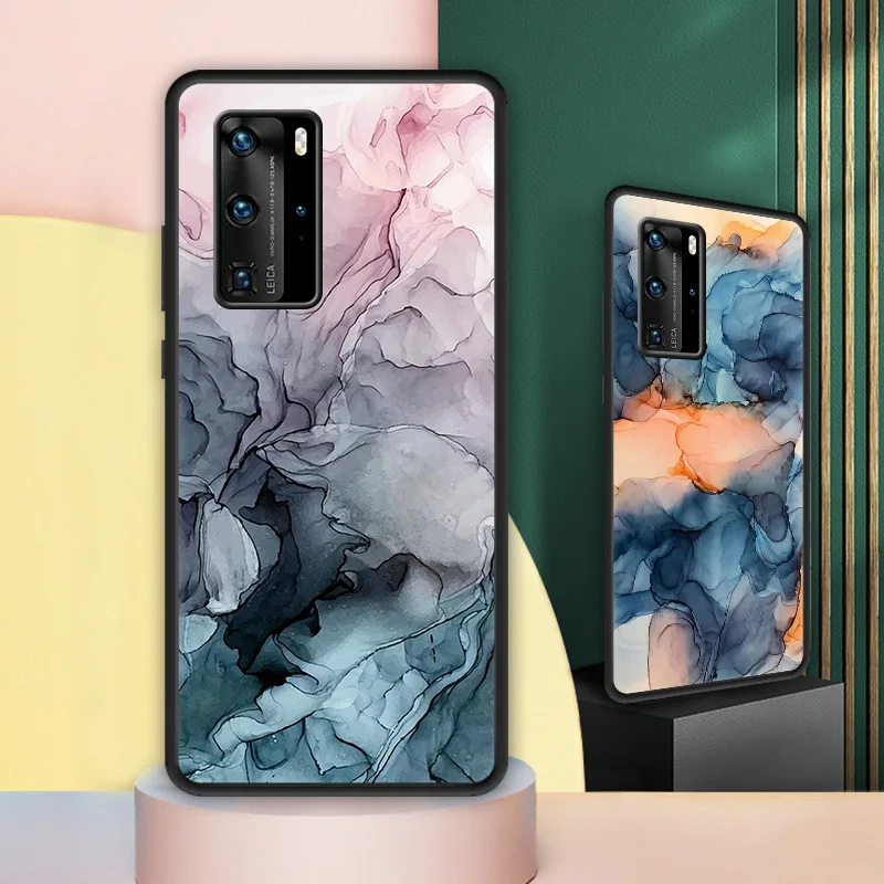 Чехол-накладка для Huawei Mate 30 20 10 9 Pro Lite ТПУ с цветными рисунками | Мобильные