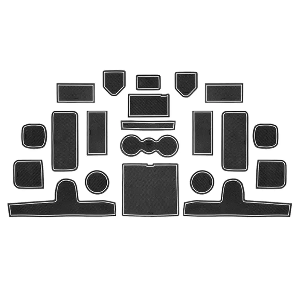 

LFOTPP автомобиля двери паз коврик для Kia Sorento MQ4 2020-2024 противоскользящий коврик резиновые ворота слот Pad Авто интерьер Kia Sorento аксессуары