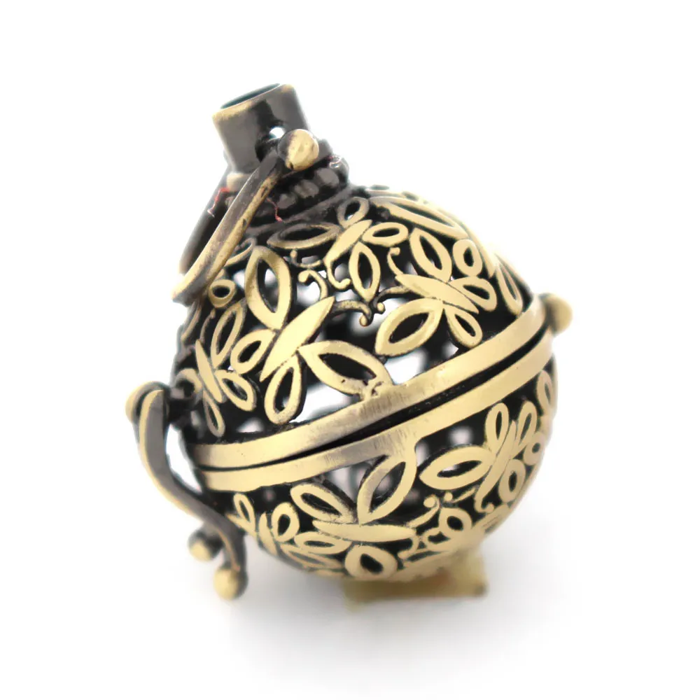 Винтажный круглый подвесной металлический диффузор для эфирных масел в форме