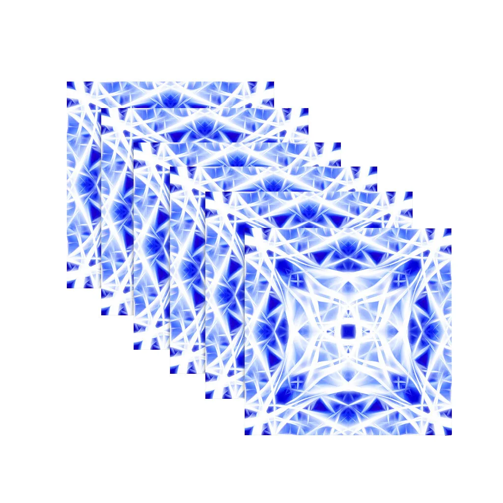 20X20 см имитация плитки с цветочным принтом стены Стикеры s Кухня самоклеящаяся