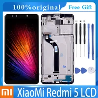 origonal 5 7 lcd for xiaomi redmi 5 lcd display touch screen digitizer replacement assembly test for redmi 5 lcd with frame