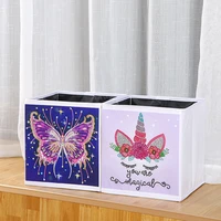 diy diamond painting storage box special drill cross stitch embroidery diamond art storage case foldable for bedroom art craft