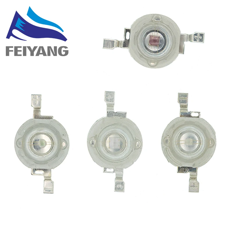 Светодиодные лампы высокой мощности 10 светодиодный т. 1 Вт чип 30mil чистый