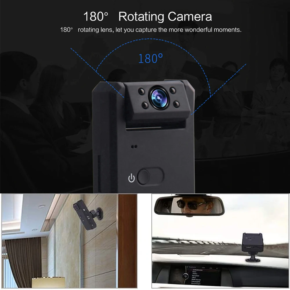 Мини камера видеонаблюдения 4K Wi Fi HD 1080P|Компактные видеокамеры| |