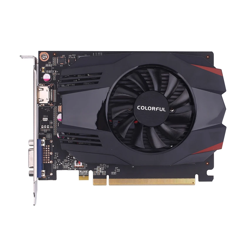 Новая красочная игровая видеокарта GT1030 2G V3 GDDR5 64 бит 1227 МГц/1468 МГц 14 нм | Компьютеры