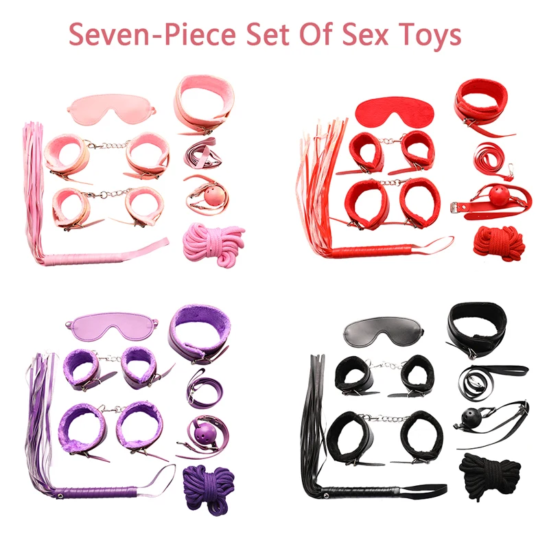 7 шт./компл. интимный продукт эротические игрушки набор для БДСМ бондажа взрослых