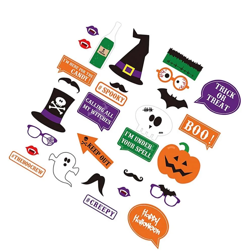 30 шт. реквизит для фотографий необычные креативные забавные бумажные аксессуары