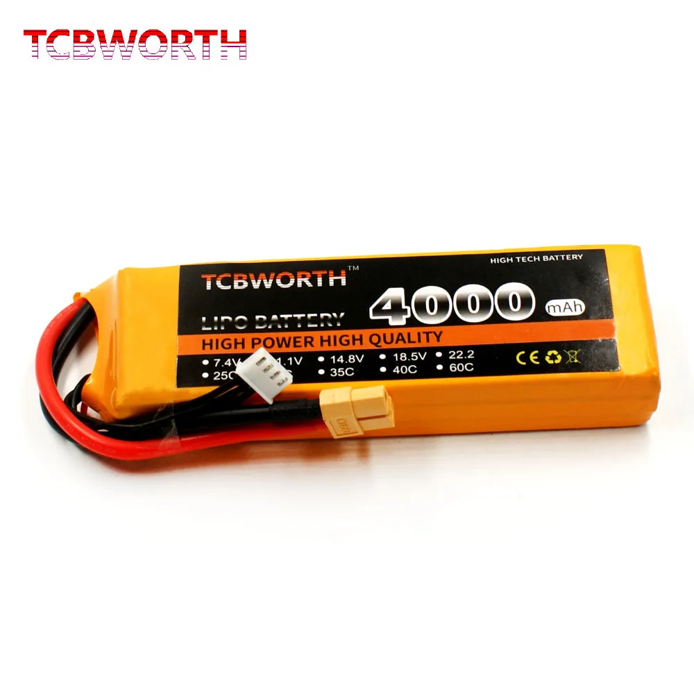 3S батареи 11,1 V 4000mAh 25C 35C 60C RC игрушки LiPo батарея для RC самолет вертолет Квадрокоптер для автомобиля, самолета RC части 4A AKKU