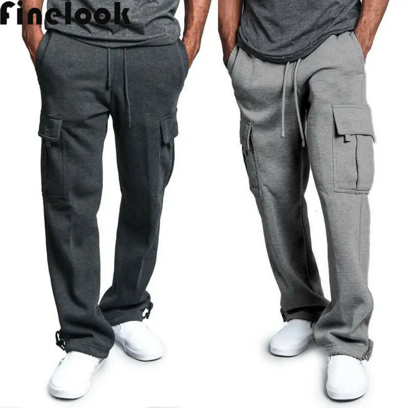 Брюки карго мужские для спорта и отдыха свободные спортивные штаны в стиле хип