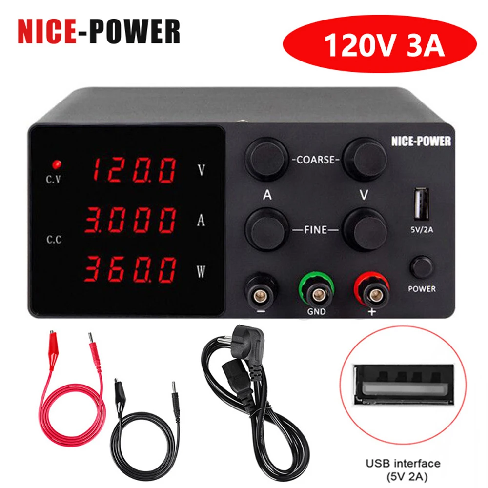 Лабораторный Регулируемый источник питания постоянного тока 30 в 10 А