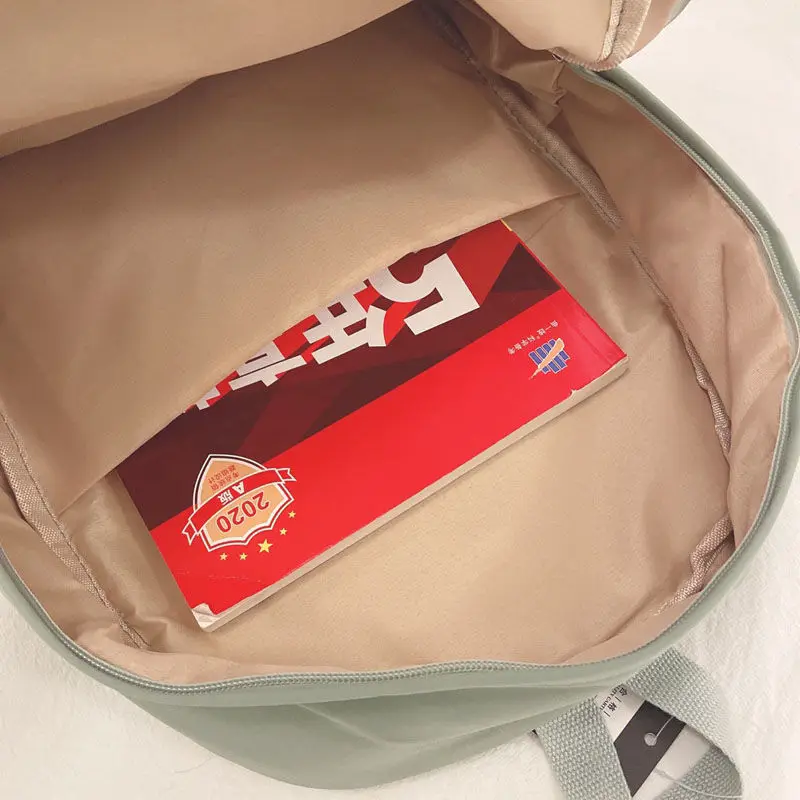 

Taoxiaolu Fashion Female Backpack Kawaii Women College School Bag Girl Waterproof Nylon Black Rucksack Student BookBag Mochila