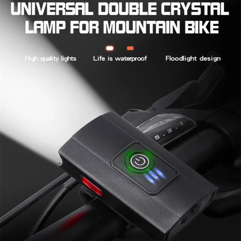 

Светильник рь T6, передняя лампа с USB-зарядкой для горных и дорожных велосипедов, 350 лм