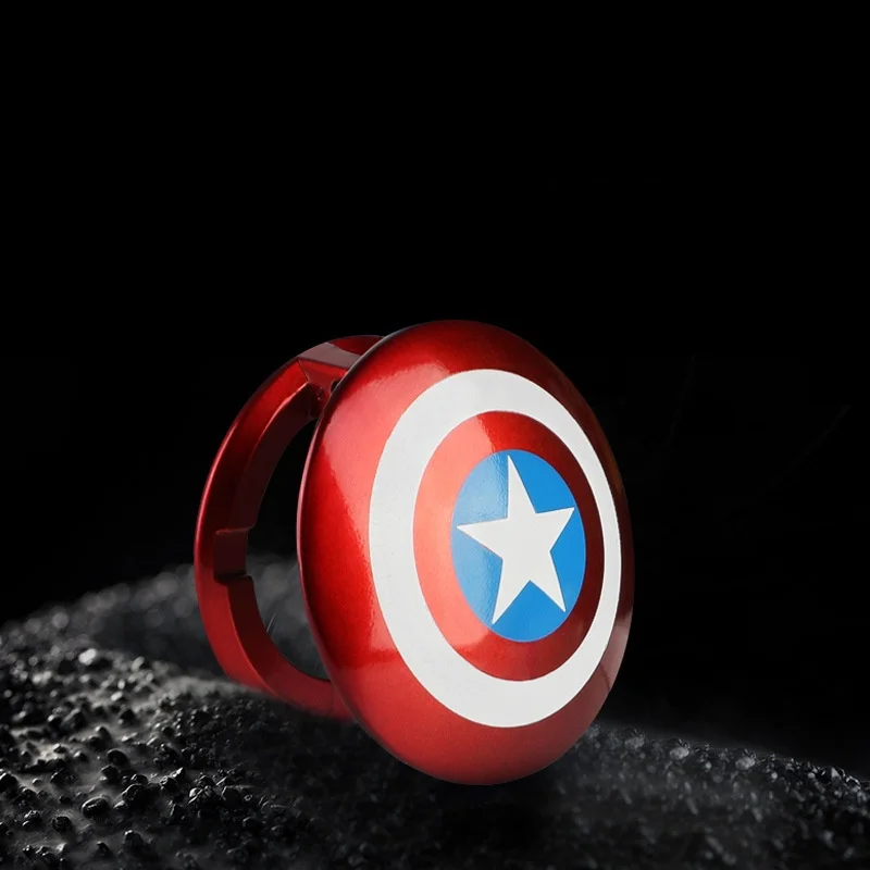 

Marvel Captain America car one-click start protective cover decorative ring metal sticker button decorative cover