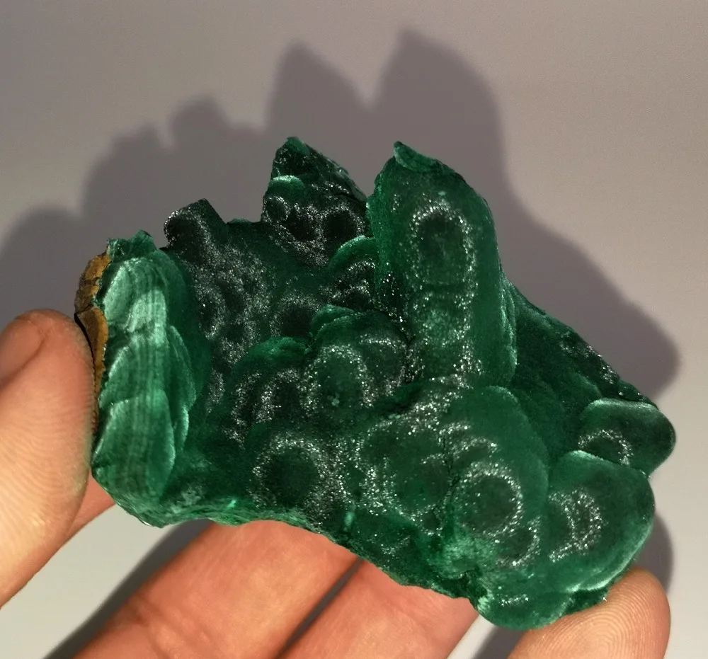 93 г натуральный МАЛАХИТ образец минерала зеленый камень кристалл учебный