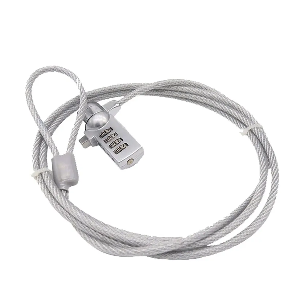4 Digit Security Password Computer Lock Anti-theft Chain For Notebook PC Laptop Anti-theft Lock Combination Security Lock