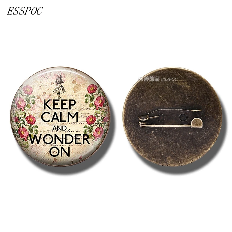 Я не цитата ювелирные изделия стеклянный купольный кабошон брошь одежда модные