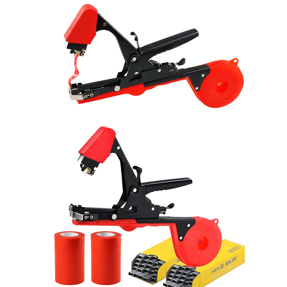 

Vegetable Tying Machine Plant Garden Plant Tapetool Tapener Tape Set for Vegetable Grape Tomato Cucumber Pepper Flower
