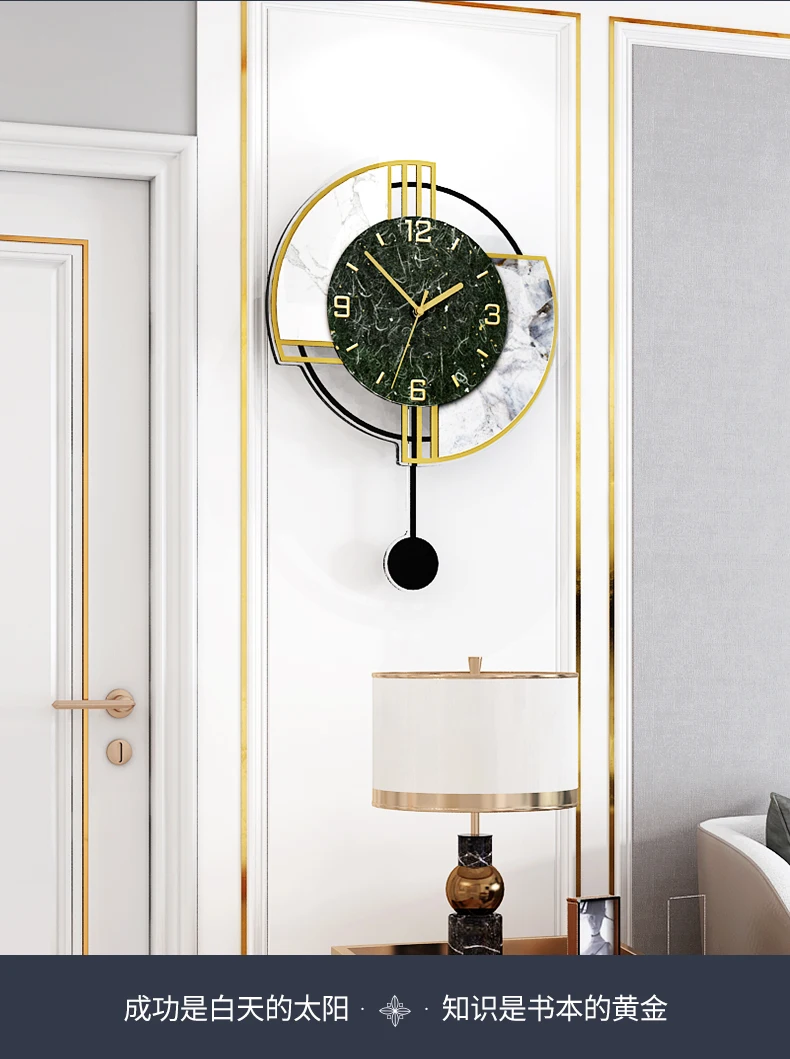 

Nordic Luxury Wall Clock Creative Simple Digital Silent Pendule Gold Living Room Quartz Wall Clock Duvar Saati Home Decor DB60WC