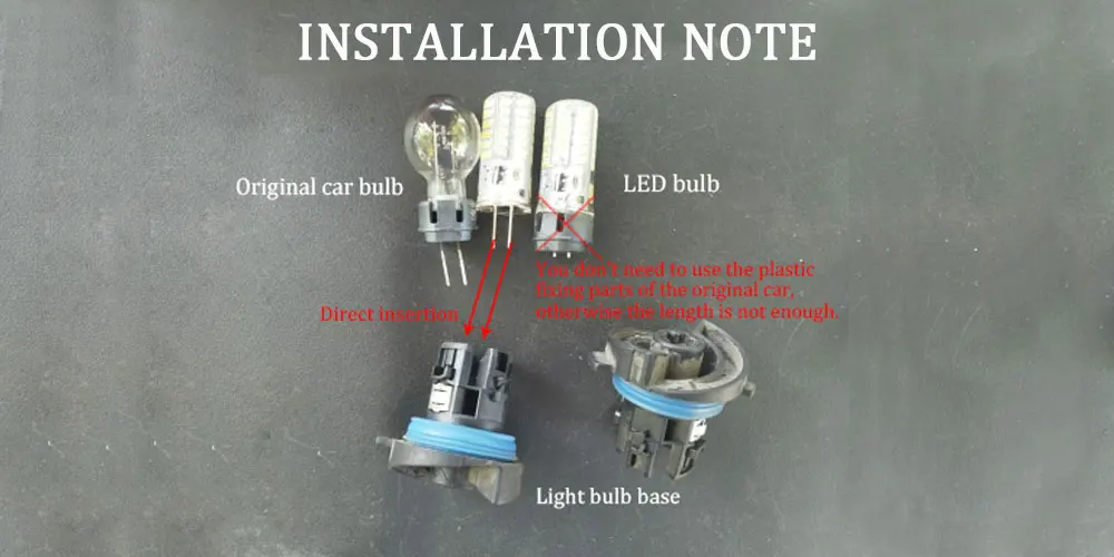 2 шт. Нет Ошибка Белый G4 Hp24w 48smd 12В g4 светодиодные лампы Габаритные огни для Citroen c5 и peugeot 3008 DRL Дневной светильник