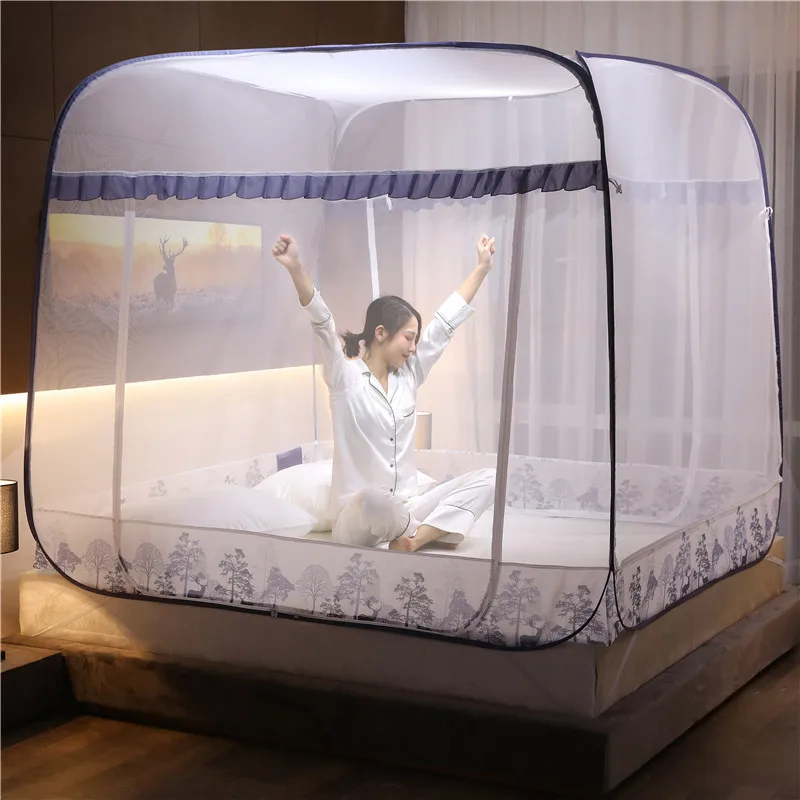 YL Изысканная жизнь yurt москитная сетка Складная Бытовая квадратная крыша
