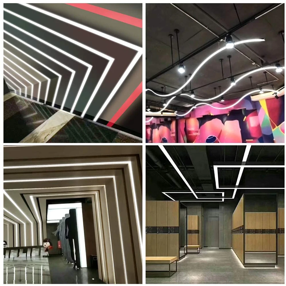 Алюминиевый светодиодный профиль 5 шт./упак. 0 м|aluminium led profile|led profilealuminum profile |