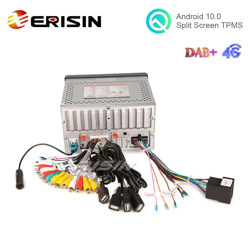 Erisin ES5970U 7 &quotAndroid 10 0 универсальное 2 Din автомобильное радио GPS DAB + 4G TPMS Carplay |