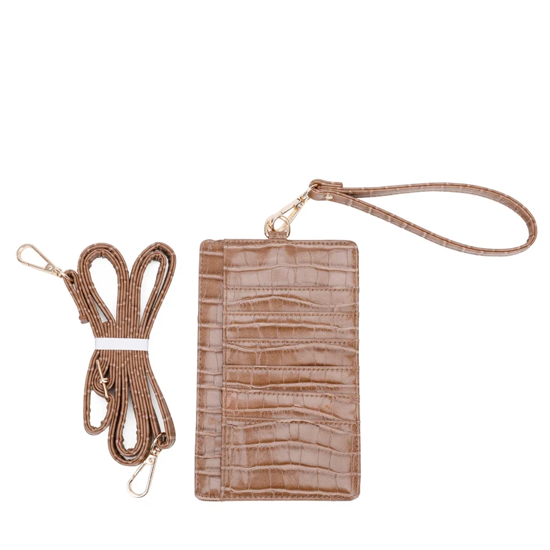 2020 женский кошелек из натуральной кожи новый дизайн 6 слотов для карт мобильный