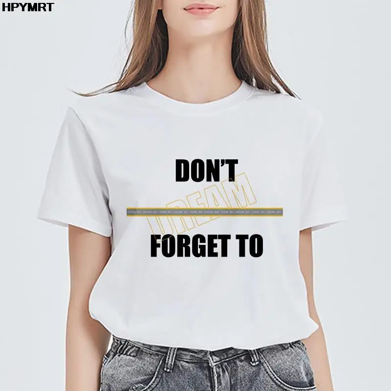 

Футболка женская с буквенным принтом, смешной Графический Топ свободного покроя с коротким рукавом, в стиле Харадзюку, на лето