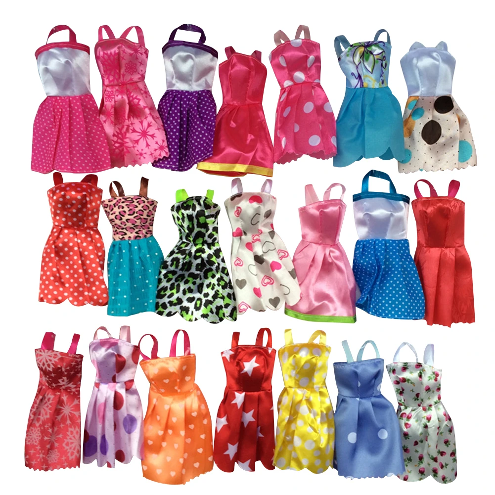 Красивое вечернее платье Ran10 разных видов ручной работы модная одежда для куклы