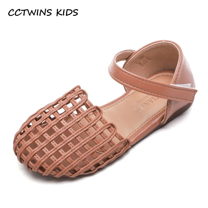 

Kids Sandals 2021 Summer Boys Girls Fashion Brand Beach Slides Princess Breathable Toddler Solid Soft Flats Weave Baby Shoes