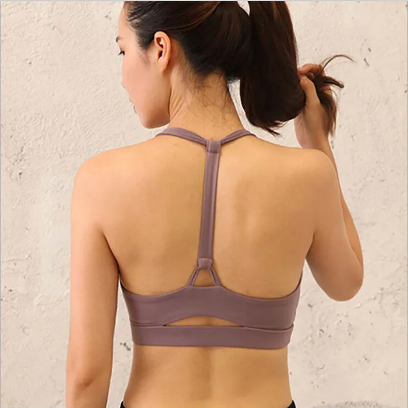 Женские спортивные бюстгальтеры двойное бандо жилет для фитнеса Спортивное