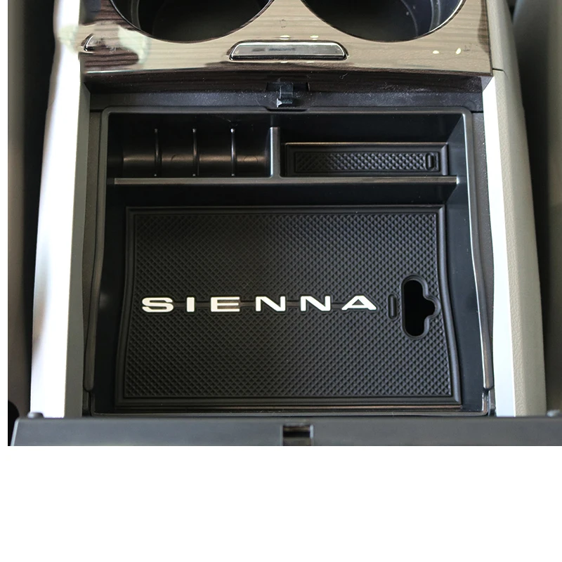 Lsrtw2017 аксессуар автомобильный подлокотник для хранения пластина toyota sienna 2011 2012 2013