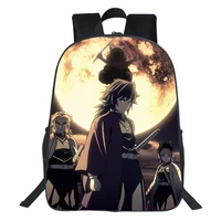 demon slayer backpack teens all match campus style cartoons casual bags boys girls start of school gift ultra light backpack