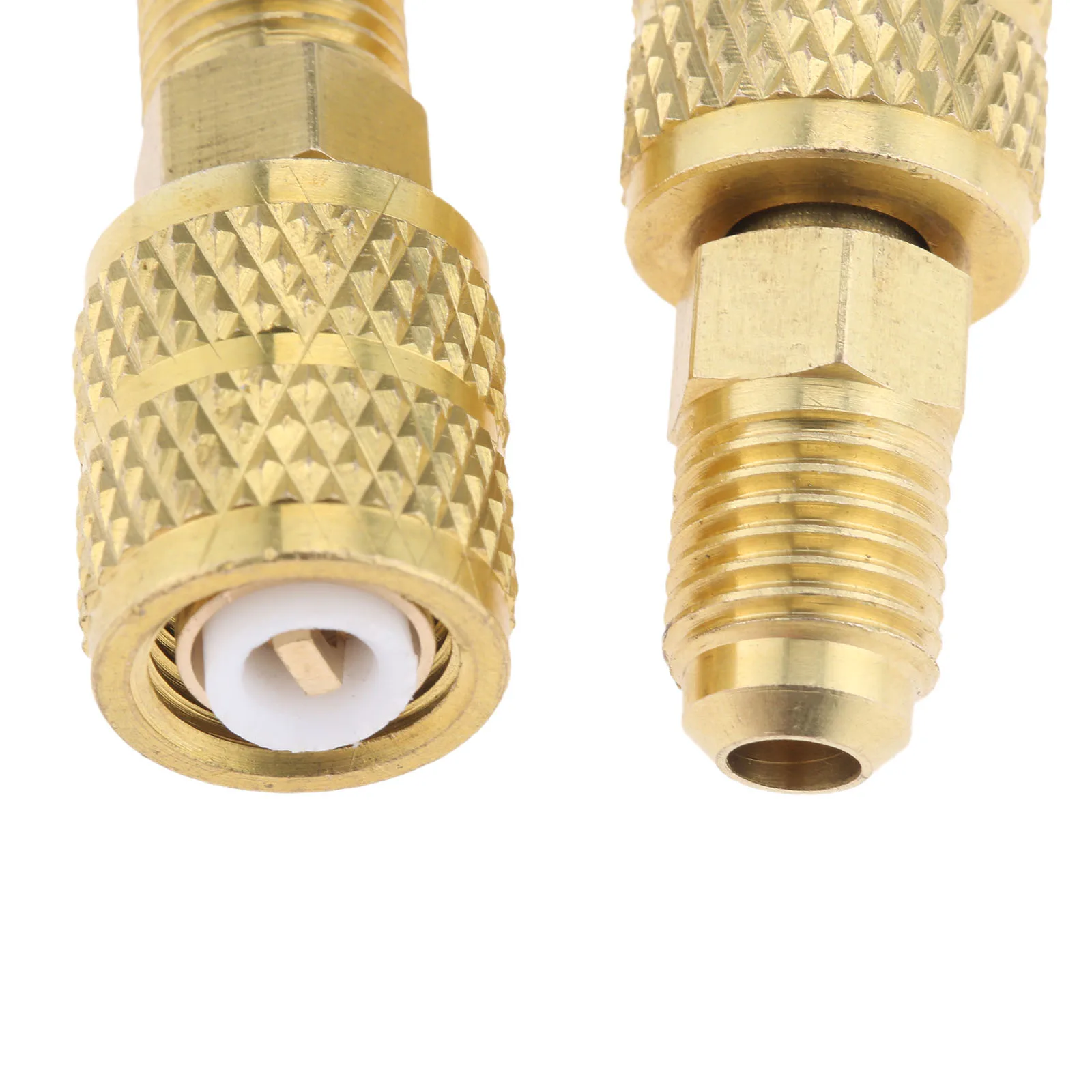 Прямой адаптер R410A 2 шт. гнездовой разъем от 1/4 &quotПапа до 5/16&quot для R410a Mini сплит