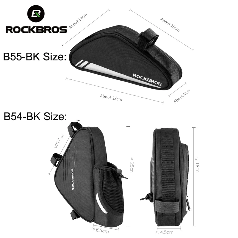 Велосипедная треугольная сумка ROCKBROS на переднюю трубу велосипедной рамы