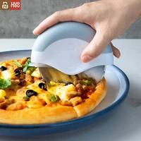 youpin huohou pizza cutter easy clean save space wheels knife stainless steel removable kitchen baking tools for pies waffles