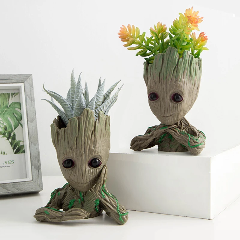 Декоративная Миниатюрная модель Феи сада в горшках пластиковая мультяшная