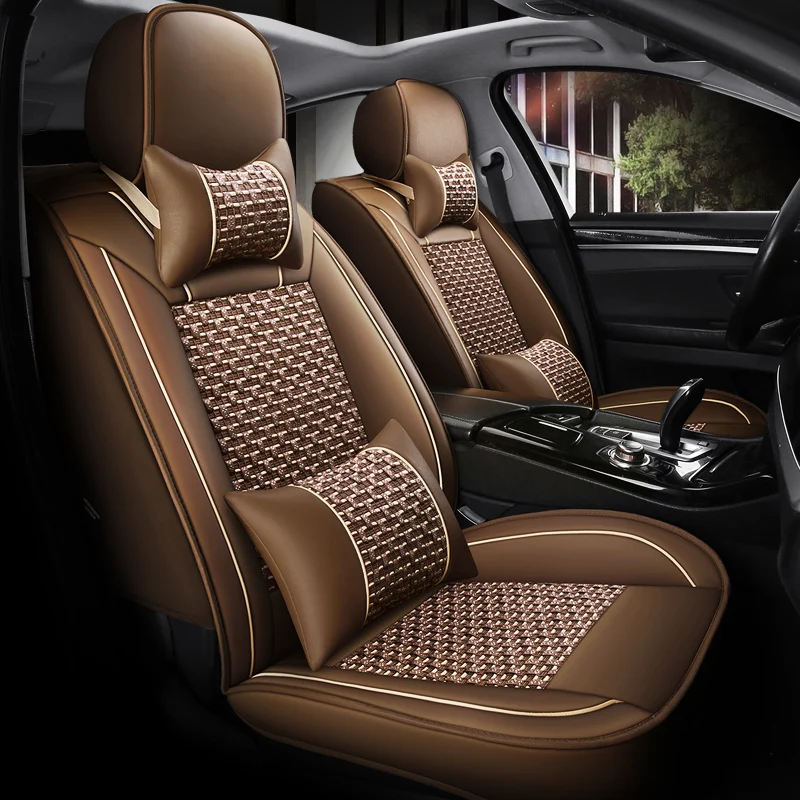 

Full Car Seat Cover Set for Lada Vesta Granta Xray Kalina Priora Largus 4x4 Samara 2106 210 Mini Cooper Countryman Coupe Clubman