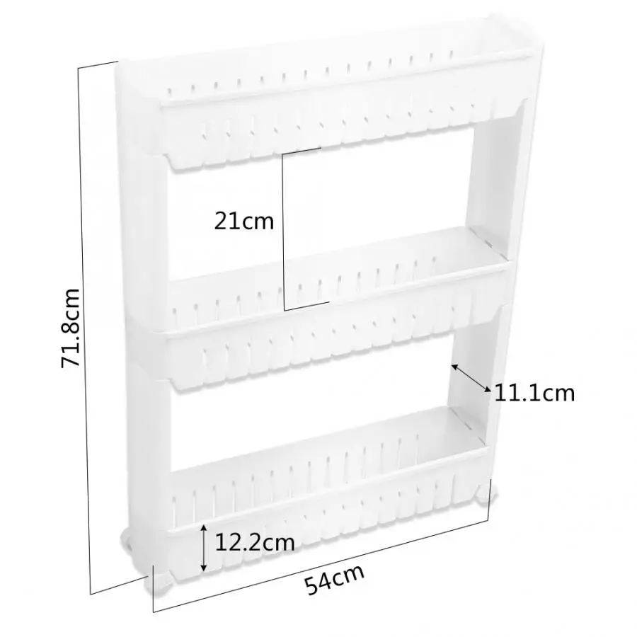 Горячая Распродажа 3/4 Яруса Выдвижная тонкая башня для кухни Экономия места