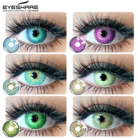EYESHARE Color Contact Lenses For Eyes NewYork Pro Colored Lenses Blue Green Multicolored Lenses Contact Lens Beauty Makeup
