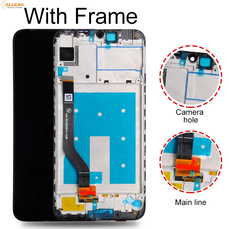 Catteny 1 шт. 6,26 дюйма для huawei Y7 ЖК DUB-LX3 L23 LX1 Дисплей кодирующий преобразователь сенсорного экрана в сборе Y7 Pro Y7 Prime с ЖК-дисплеем