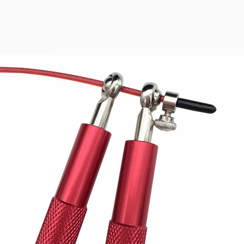 Скакалка фитнес-Кабель Стальной Регулируемый быстрый скорость ABS Ручка скакалки