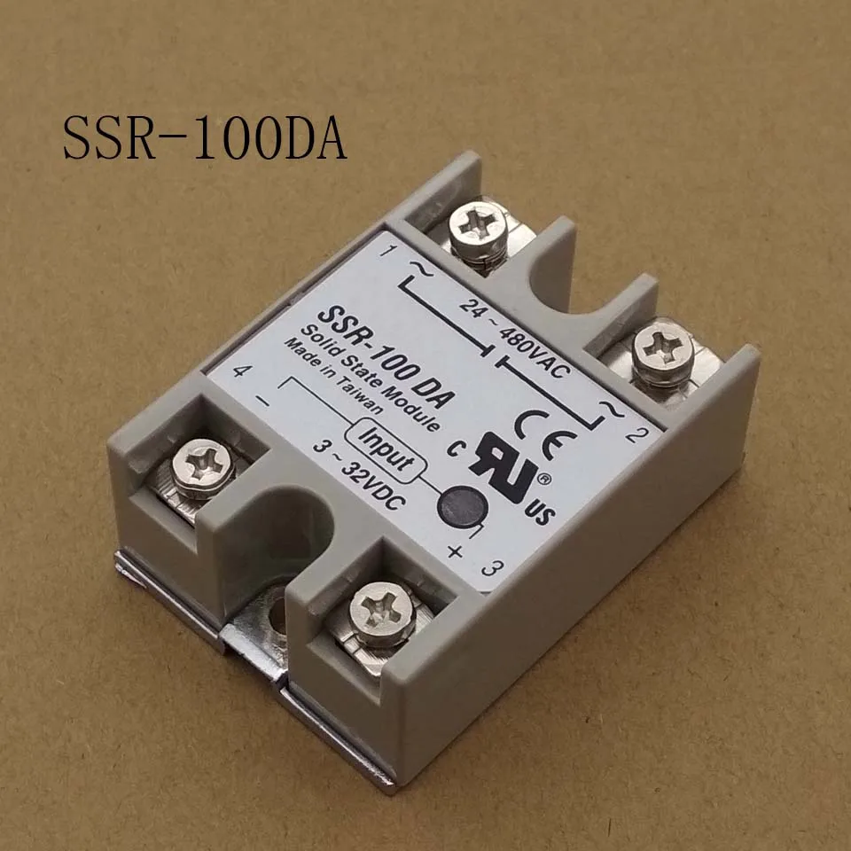 

Промышленное твердотельное реле SSR 100A с защитным флагом SSR-100DA 100A DC Control AC