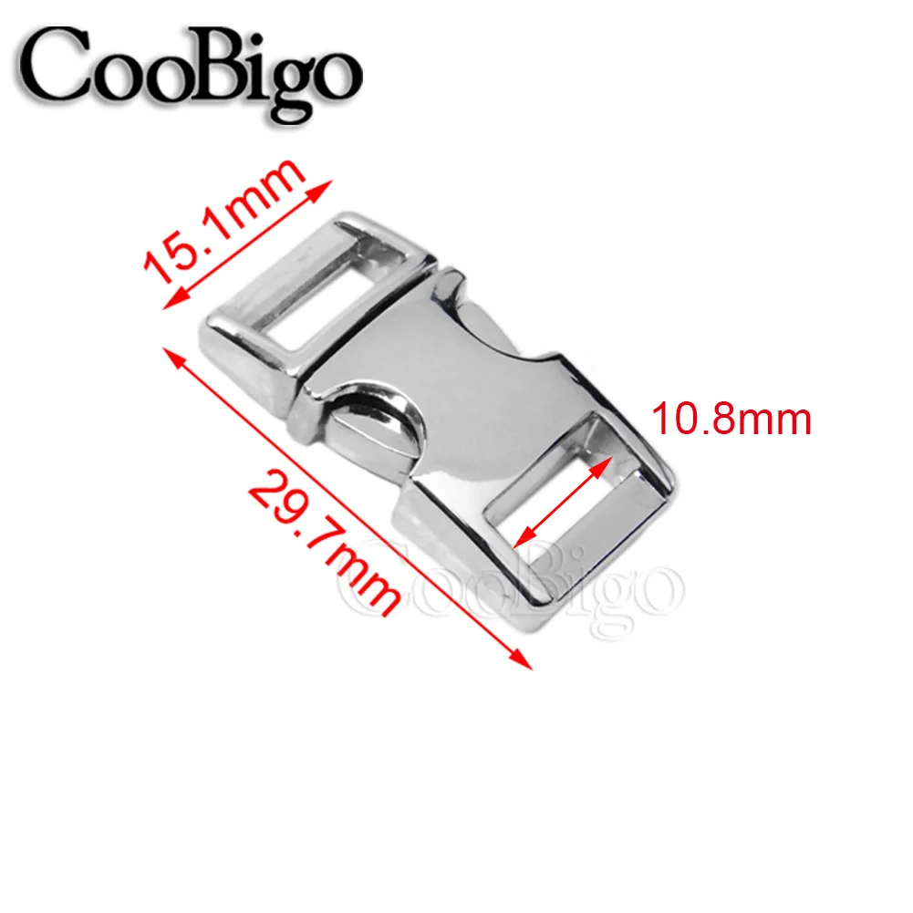 Боковые пряжки 550 Паракорд для браслета Пряжка плетения металлическая застежка