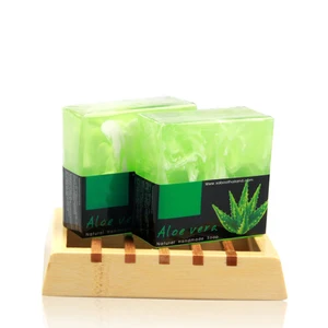 Мыло ручной работы с натуральным алоэ, увлажняющее Отбеливающее Натуральное эфирное масло, мыло для очищения лица, товары для очищения лица