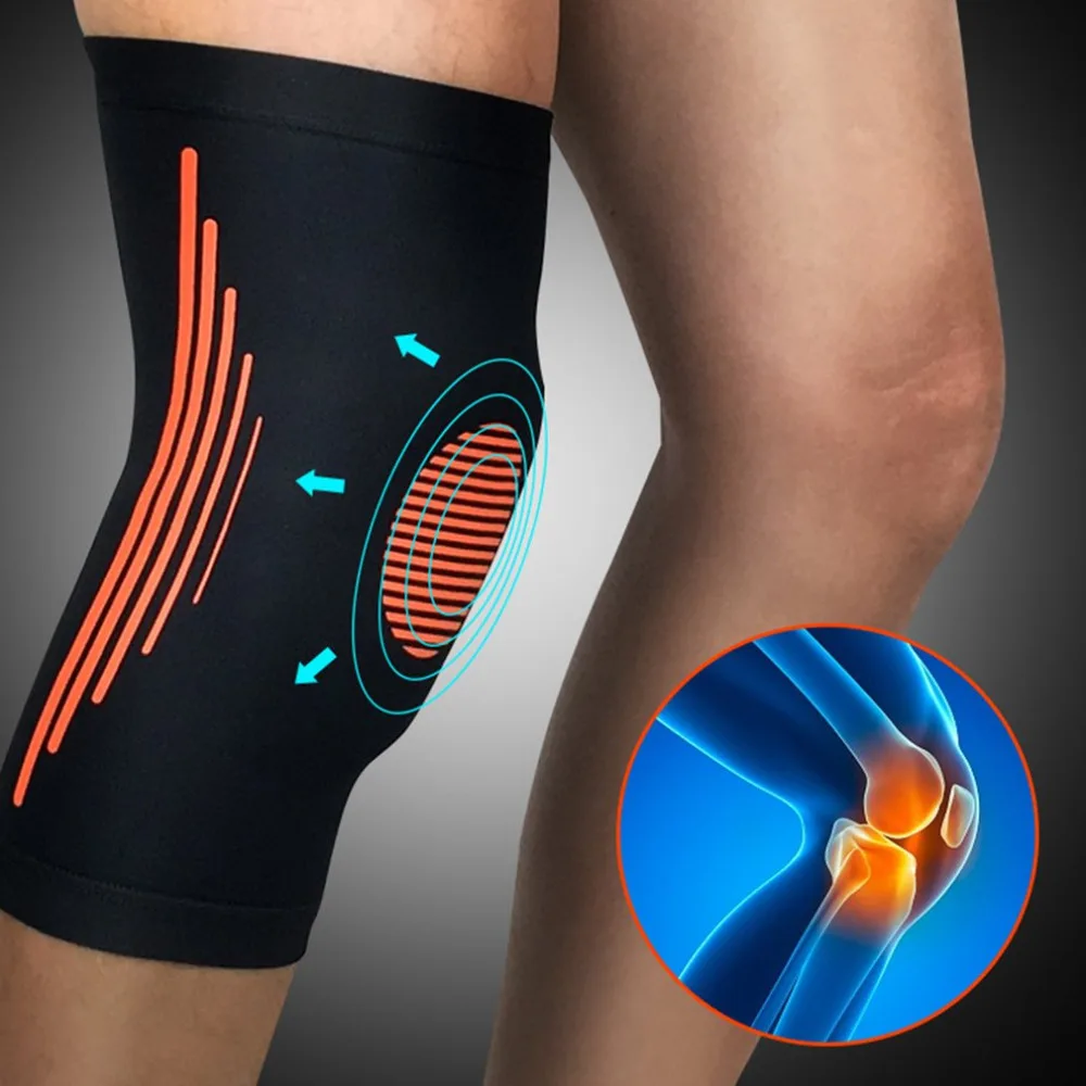 Эластичные Наколенники для спорта защитные скобы колена компрессионные