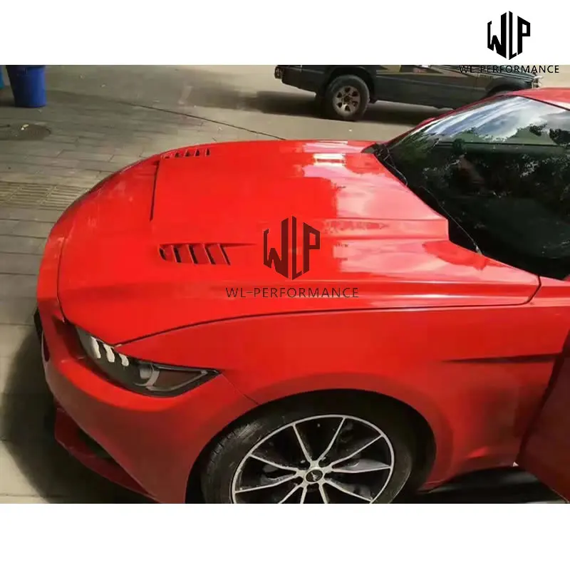 Высококачественные неокрашенные крышки для капота двигателя из углеродного